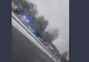 Cтолкнулись рейсовый автобус и автомобиль вооруженных сил Латвии (видео)